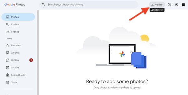 how to copy photos from Google Drive to google photos