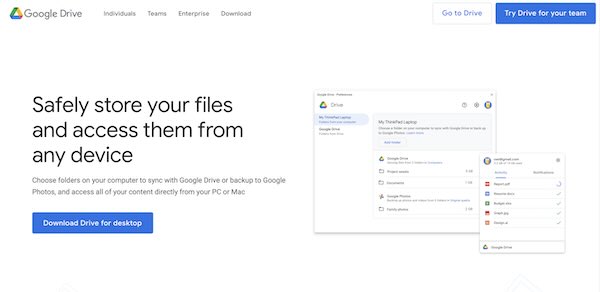 how to automatically upload files to Google Drive