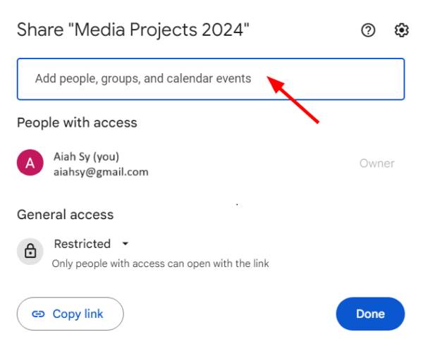 how to share google drive folder with non gmail users