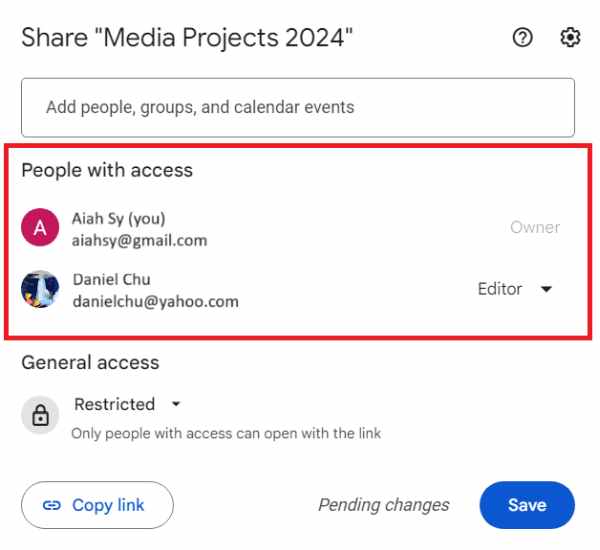 can i share a google drive folder with non gmail users