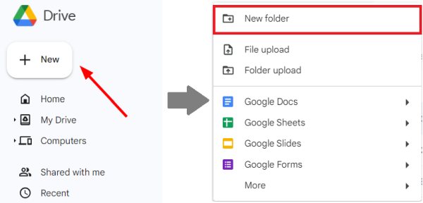 how to backup computer to Google Drive