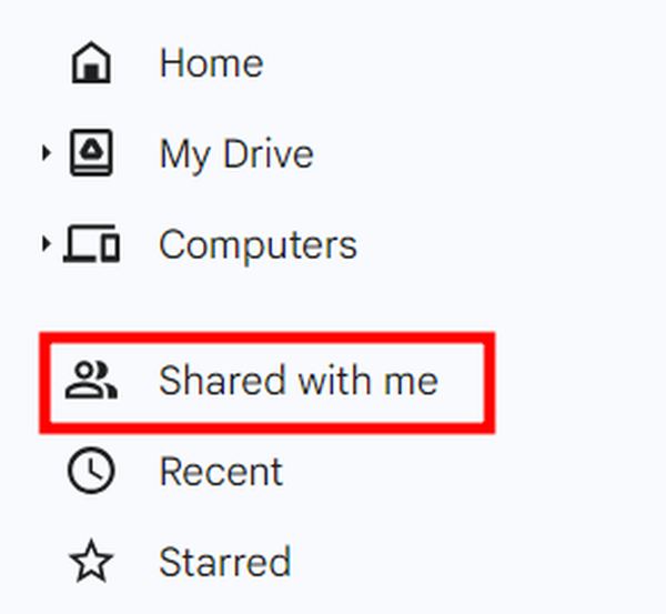 google shared drive backup