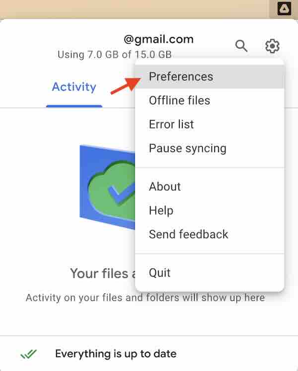 automatic upload Google Drive