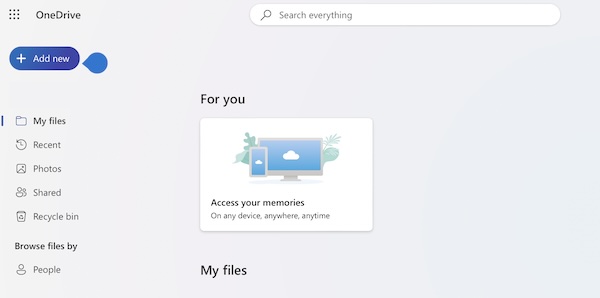 transfer from Google Drive to OneDrive