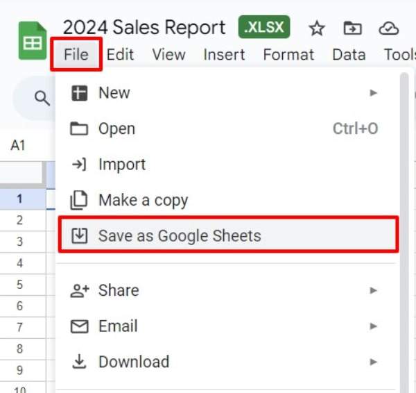 can you save excel files to Google Drive