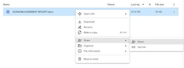 how to upload to shared Google Drive