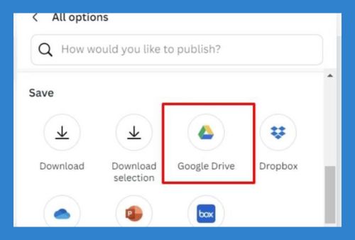 How to Save a Canva Design to Google Drive (2024 Guide)