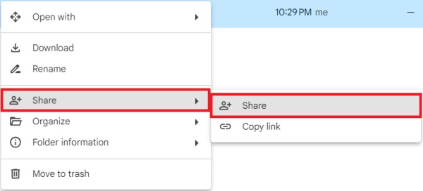 google drive share with non gmail