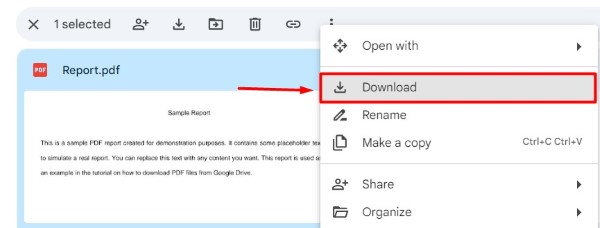 change Google Drive download location