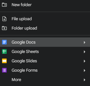 add a link to Google Drive