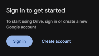 add Google Drive to quick access