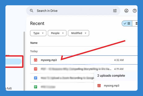 How to Upload an MP3 to Google Drive (Easiest Way in 2024)