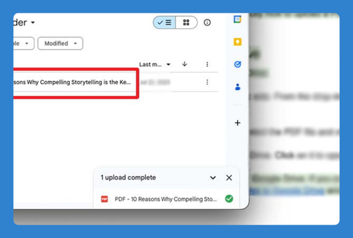 How to Upload a PDF to Google Drive (Easiest Way in 2024)