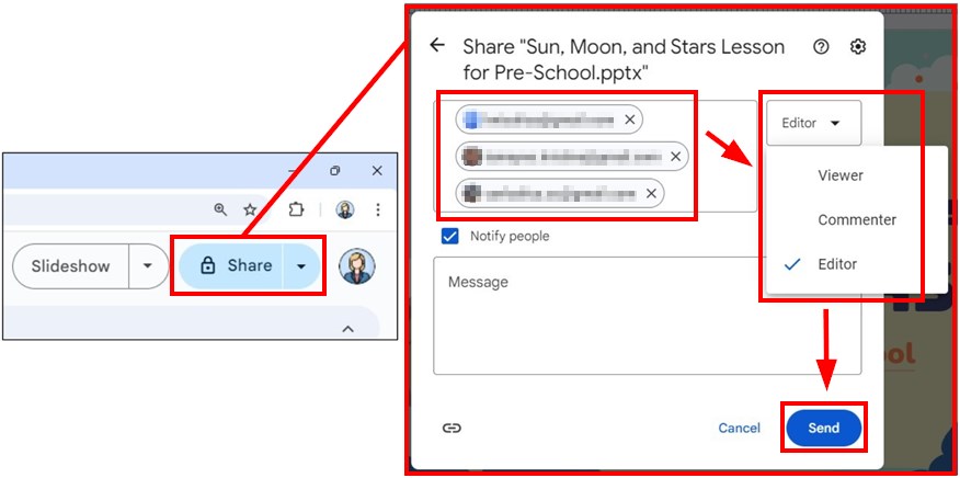 powerpoint sharing tips for google drive users