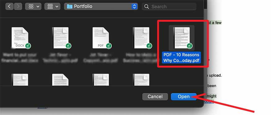 upload pdf to google drive