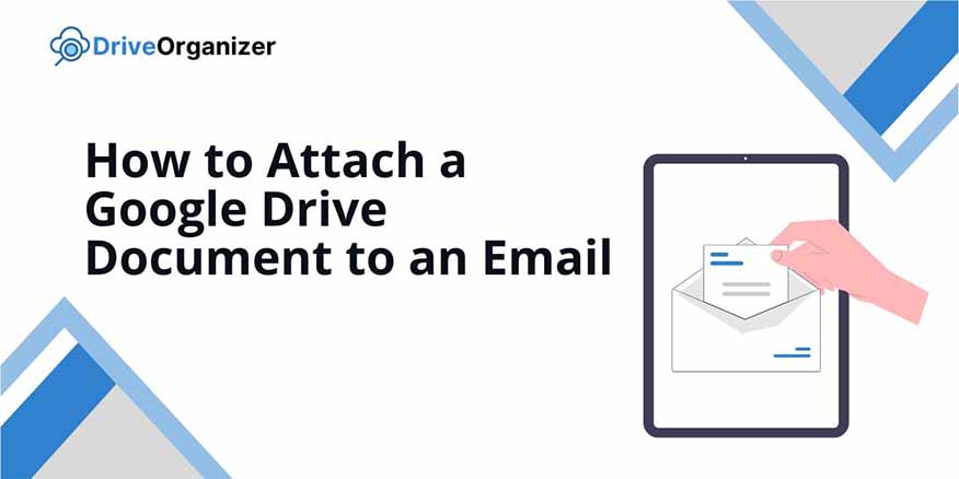 how to attach a document from google drive to an email