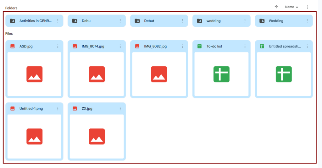 google drive checking number of files in folder