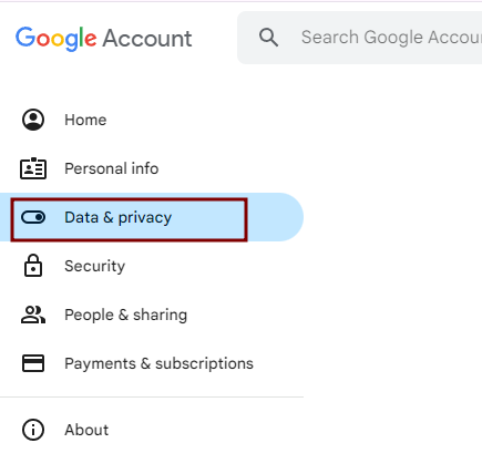 delete an account on google drive 