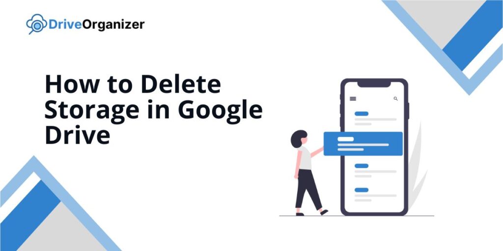 how to delete storage from google drive