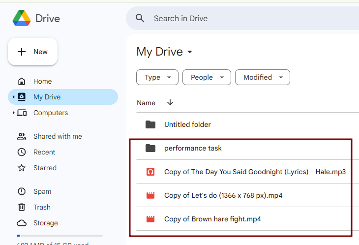 google drive storage