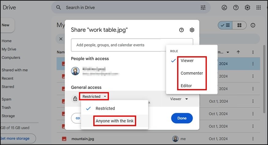 generate google drive image link