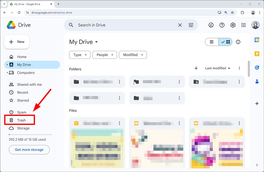 how do i recover a deleted folder in google drive