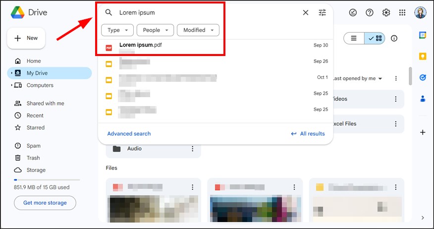 how to send link to google drive