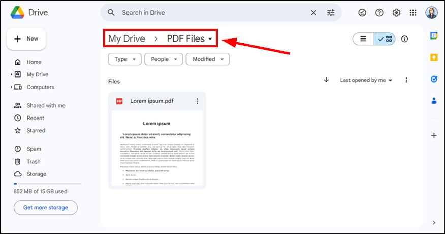 tips in sending pdfs to google drive