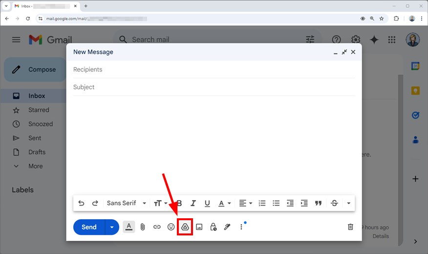 guide on sending large files in gmail using google drive