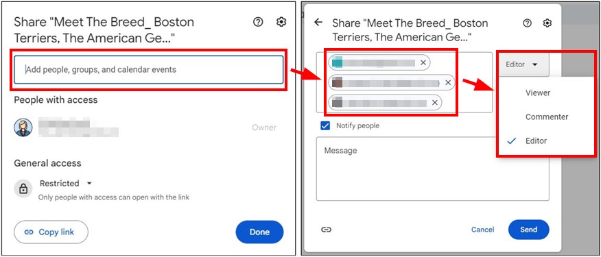 transferring large video files using google drive