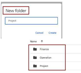 google drive organize for business