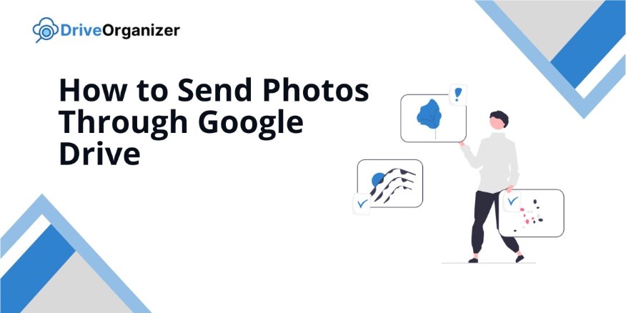 how do i send photos on google drive